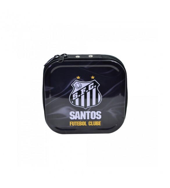 Porta Cd/dvd De Metal Para 24 Cds - Santos F.C.- produto oficial 